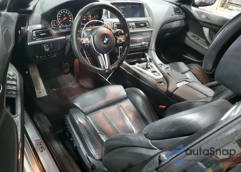2013 BMW M6 из США, поврежденный, VIN WBSLZ9C59DDZ78051